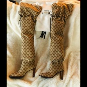 Gucci thigh high boots NWT in box